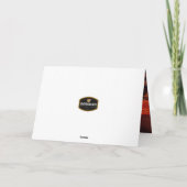 Profiteer snel van een vloeiend lichtspoor voor sn kaart (Achterkant)