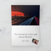 Profiteer snel van een vloeiend lichtspoor voor sn kaart (Binnen)