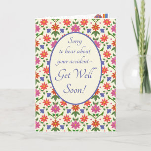 Profiteer van de Accidental Card, Rangoli Flowers Kaart