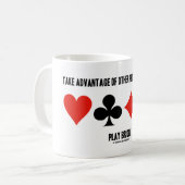 Profiteer van de fouten van anderen (Bridge) Koffiemok (Voorkant links)