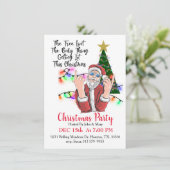 Profiteer van de uitnodiging voor kerstmis (Staand voorkant)