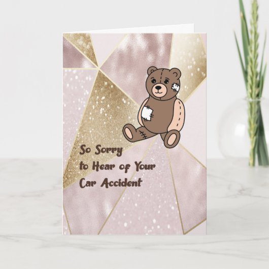 Profiteer van een auto-ongeluk met een gebarsten B Kaart (Voorkant)