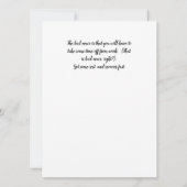 Profiteer van een goede single Kaart voor co-Worke (Achterkant)