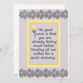 Profiteer van een goede single Kaart voor co-Worke (Voorkant / Achterkant)