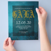 Profiteer van Gala New Years Party Flyer (Hand)