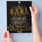 Profiteer van Gala New Years Party Flyer (Hand)