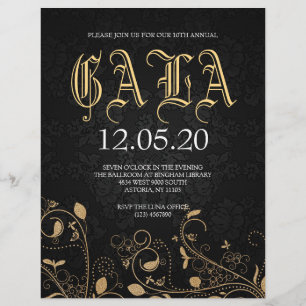 Profiteer van Gala New Years Party Flyer