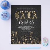 Profiteer van Gala New Years Party Flyer (Enkel)
