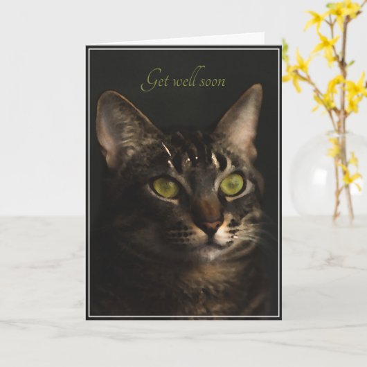 Profiteer van het kattengevulde Wenskaart Kaart (Gele Bloem)