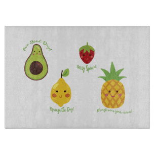 Profiteer van vruchtbaarheid Avocado Lemon Strawbe Snijplank