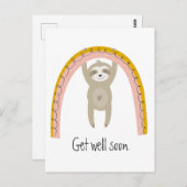 Profiteer weldra van de sleuf en de regenboog briefkaart (Voorkant / Achterkant)