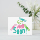 Profiteer zo snel mogelijk van hulp bij het bieden briefkaart (Staand voorkant)