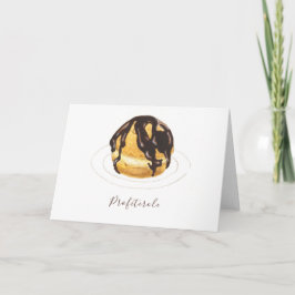 Profiterole-kaart Kaart