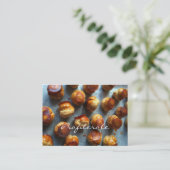 Profiterole Tea Salon Visitekaartjes (Staand voorkant)