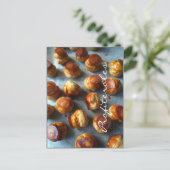 Profiteroles Caramel Briefkaart (Staand voorkant)