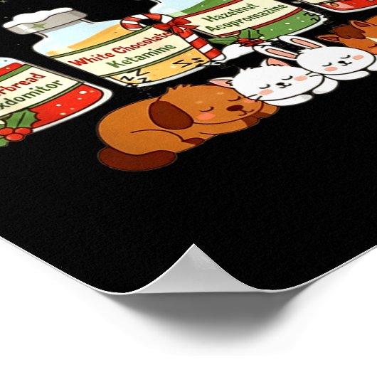 Profol Silent Night Funny Vet Tech Christmas  Poster (Hoek)