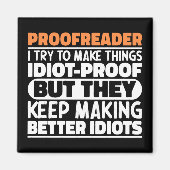 ProfReader Ik probeer dingen grappig te maken Magneet (Voorkant)