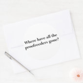 Profreaders Ronde Sticker (Envelop)