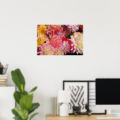 Profusie van Dahlias Poster (Thuiskantoor)