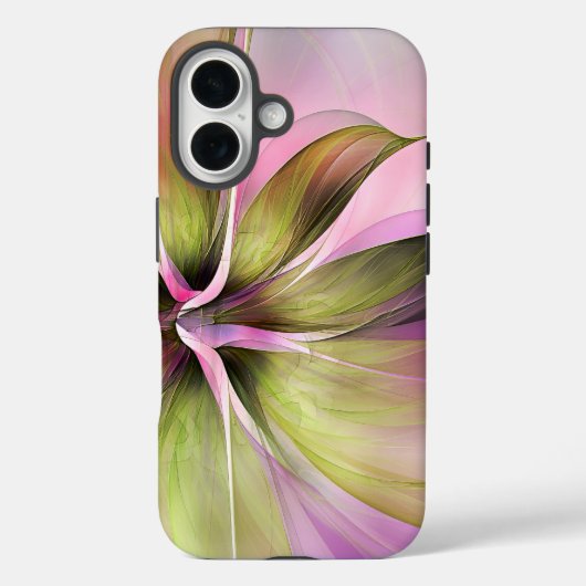 Profusion of Petals Modern Flower Phone Cover (Achterkant)