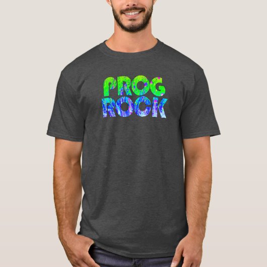 Prog Rock vloeibaar T-shirt (Voorkant)