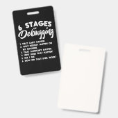 Progammer 6 stadia van het zuiveren badge (Voor- en achterkant)