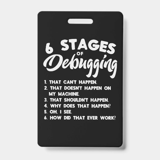 Progammer 6 stadia van het zuiveren badge (Voorzijde)