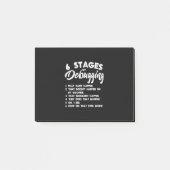 Progammer 6 stadia van het zuiveren post-it® notes (Voorkant)