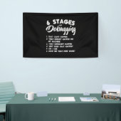 Progammer 6 stadia van het zuiveren spandoek (Beurs)