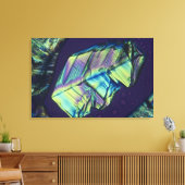 Progesteronkristallen Canvas Afdruk (Insitu (Woonkamer))