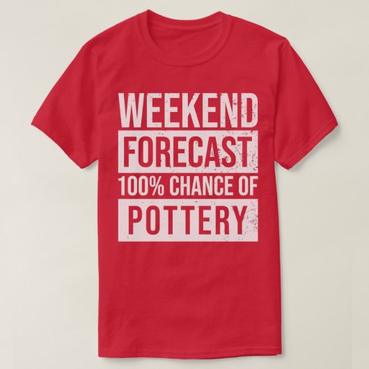 Prognose 2 van de potentie voor aardewerk t-shirt (Design voorkant)