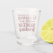 Prognose van vandaag met kans op Drink worden Shot Glas (Achterkant)