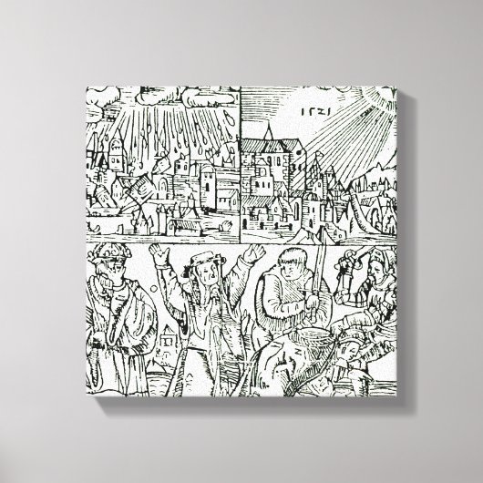 Prognostications, 1521 canvas afdruk (Voorkant)