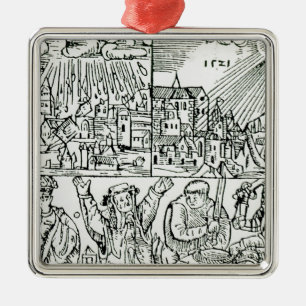 Prognostications, 1521 metalen ornament