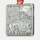 Prognostications, 1521 metalen ornament (Links)