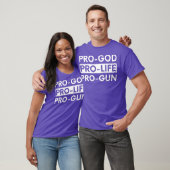 ProGod ProLife ProGun T-shirt (Unisex)
