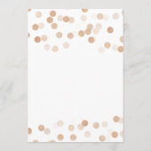 Program Invoegen Nep Koper Folie Glitter Lichtjes Programmakaart (Achterkant)