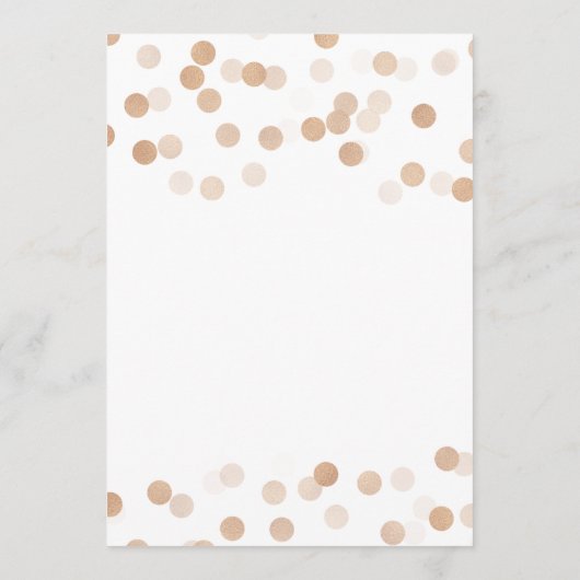 Program Invoegen Nep Koper Folie Glitter Lichtjes Programmakaart (Achterkant)