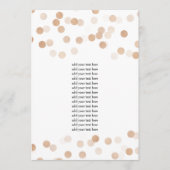 Program Invoegen Nep Koper Folie Glitter Lichtjes Programmakaart (Voorkant)