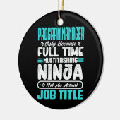 Program Manager Functie Beroep Beheren Vaardighede Keramisch Ornament (Links)