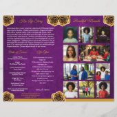 Programa Celebración de la Vida de Oro y Purpura (Achterkant)