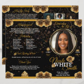 Programa de Celebración de la Vida de Oro y Negro (Voorkant / Achterkant)