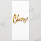 Programma - 3D Gold Tex Minimalistisch Ontwerp (Achterkant)