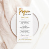 Programma - 3D Gold Tex Minimalistisch Ontwerp