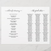 Programma Afstuderen kleuterschool (3 kol.) Flyer (Achterkant)