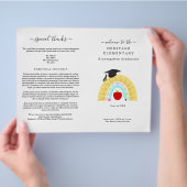 Programma Afstuderen kleuterschool (3 kol.) Flyer (Hand)