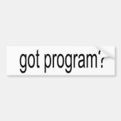 programma arial smal jpeg bumpersticker (Voorkant)