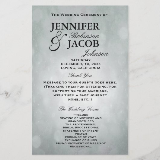 Programma | Bokeh Silver (Voorkant)