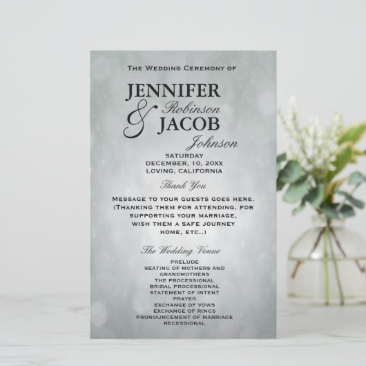 Programma | Bokeh Silver (Staand voorkant)