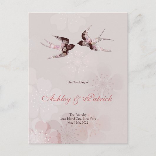 Programma Cherry Blossom Sakura en Floral Swallows (Voorkant)